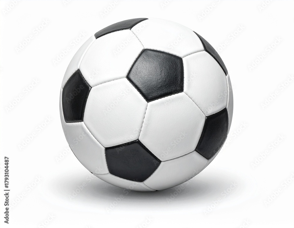 Fototapeta premium soccer ball isolated on white