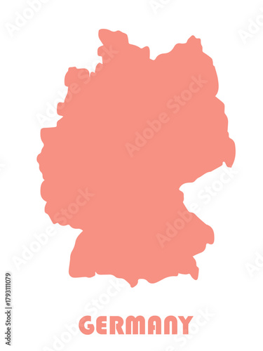 Germany Map Outline