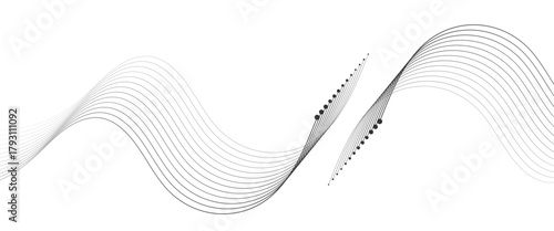  Line digital abstract lines and the words wave png vector.. 