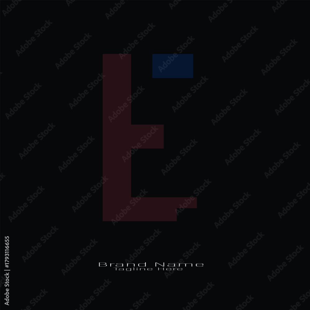 Obraz premium E Best and best quality full monogram logo design using adobe illustrator and your best choice...