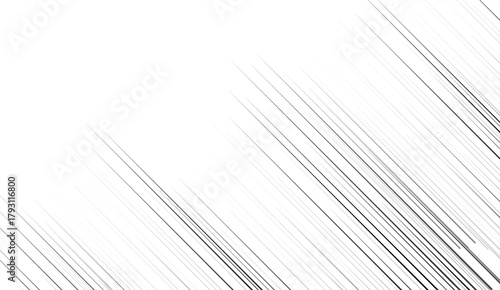 Speed line effect background flat design vector