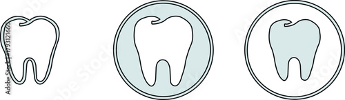 Tooth icon set.Clean sparkling tooth icon representing dental hygiene and Vector, Graphics,ooth icon vector isolated on white background. tooth icon image, tooth icon illustration.