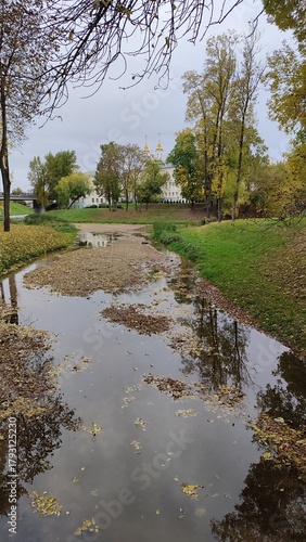 Wallpaper Mural the river in the park Torontodigital.ca