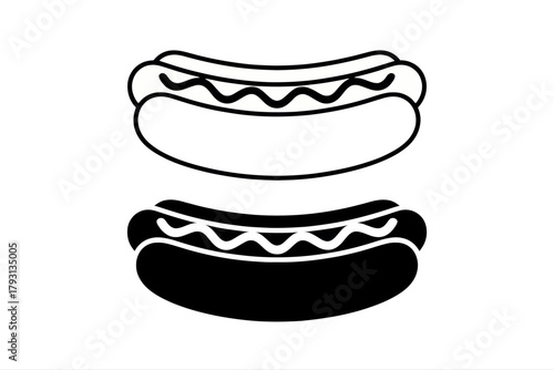 Hotdog hot dog food sausage bun mustard fast food delicious tasty yummy meal lunch dinner grill barbecue eat