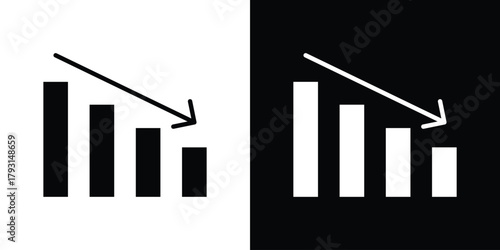 Chat arrow down icon vector graphics. filled vector sign, Symbol illustration.