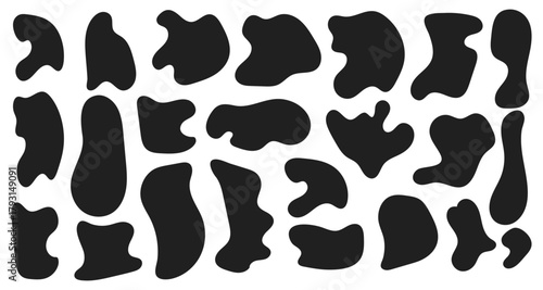 Abstract geometric shapes with vibrant color palette and clean lines for graphic design projects