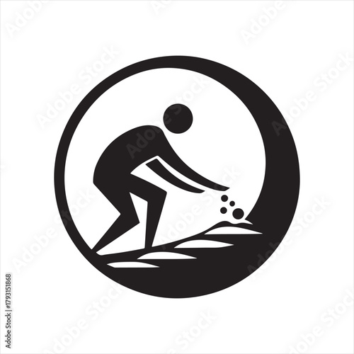 helping poor vector sketch art logo design collection. abstract icon set illustration.