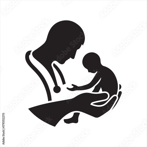 helping poor vector sketch art logo design collection. abstract icon set illustration.