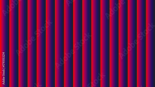 Abstract vertical stripes with a gradient of deep purple and vibrant pink creating a hypnotic visual effect