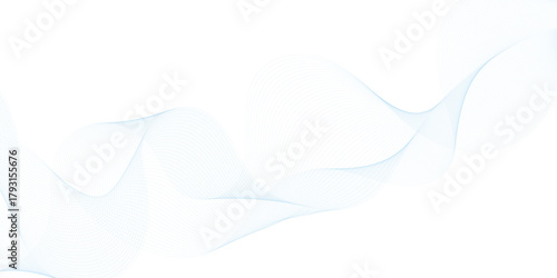 Abstract background with faded line waves. Warped waveform.