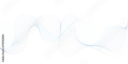Abstract wave line. Digital frequency equalizer. digital Stylized line art background. Vector