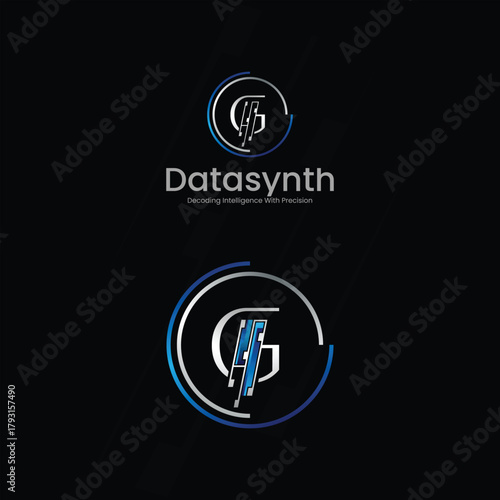 Digital business Logo Corporate Letter g Identity