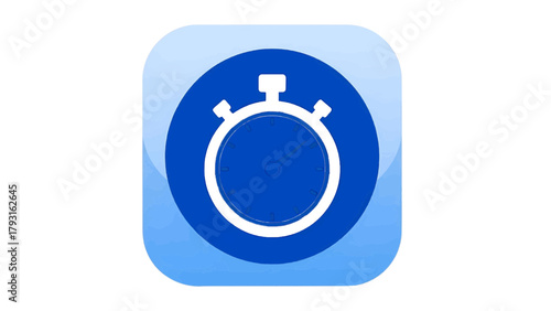 Vector illustration of stopwatch icon on a transparent background
