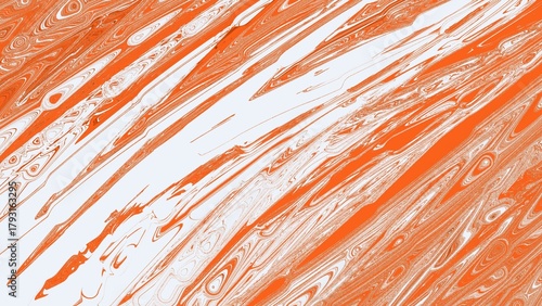 Orange Streak Flow – Modern Fluid Lines Abstract Texture Background
