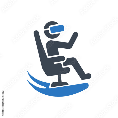VR Simulator Ride icon