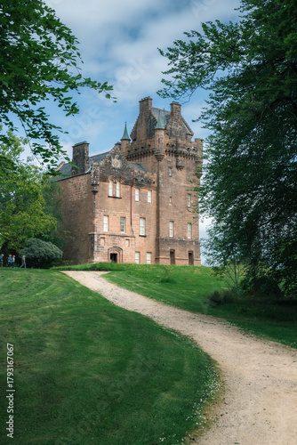 old castle in the park