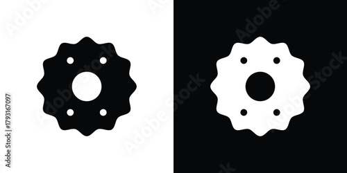 Microorganism icon vector graphics. filled vector sign, Symbol illustration.