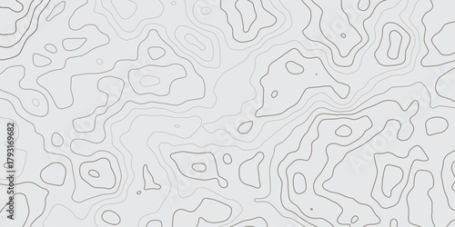 Abstract topography map contour line modern design with White background with topographic wavy pattern design.	
