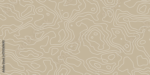 Abstract topography map contour line modern design with White background with topographic wavy pattern design.	
