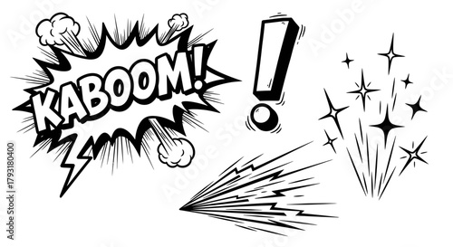 Comic Book Action Effects: Kaboom, Sparkle, and Impact