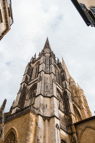 Gothic Cathedral in Bayonne, France, Reaching Towards the Sky