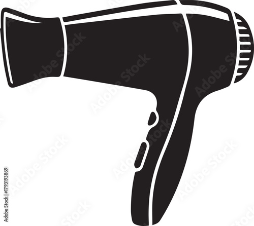 hair dryer vector illustration