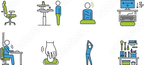 Ergonomic office setup and health tips for a comfortable and productive workspace