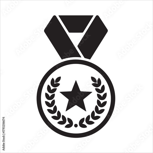 medal with ribbon