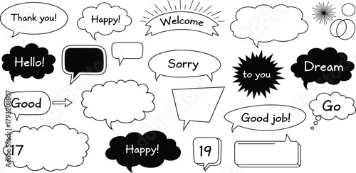 Collection of Hand-Drawn Doodle Icons, Symbols, and Embellishments for Creative Design Projects