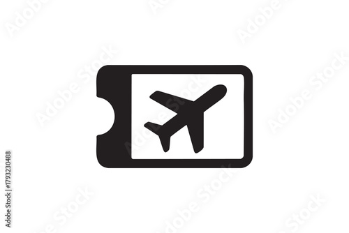 Vector Travel ticket different style icon