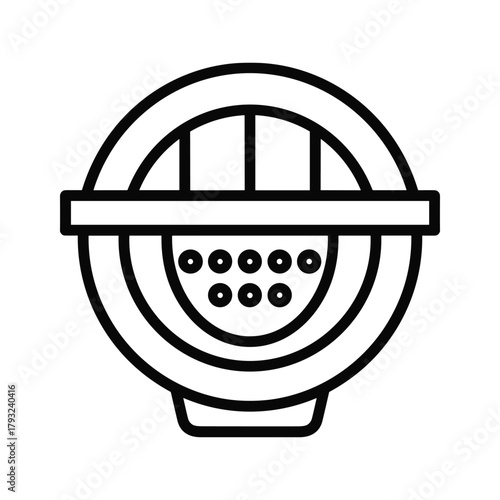 Colander or strainer for kitchen use