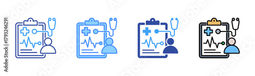 Medical Condition Icon, Multi Styles Icon Set