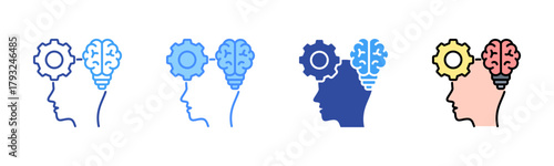 Cognitive Icon, Multi Styles Icon Set