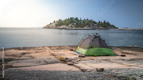 Camping on Georgian Bay Onatrio
