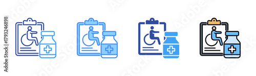 Cures Icon, Multi Styles Icon Set