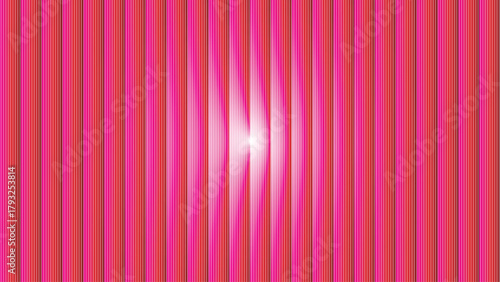 Red and pink vertical stripes with central bright light
