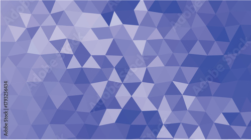 Monochromatic Periwinkle Blue Low Poly Geometric Seamless Background Texture