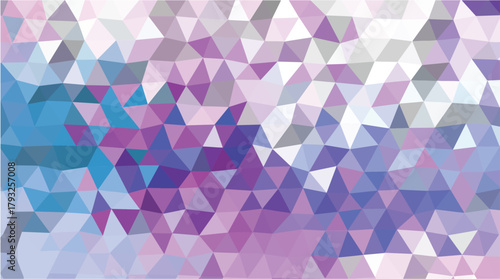 Vivid Purple, Pink, and Blue Geometric Low Poly Abstract Background Wallpaper