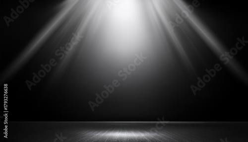 Gradiant Black Background Spotlight White Space Generative Ai