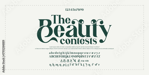 legant luxury abstract wedding fashion logo font alphabet. Minimal classic urban fonts for logo, brand etc. Typography typeface uppercase lowercase and number. vector illustration