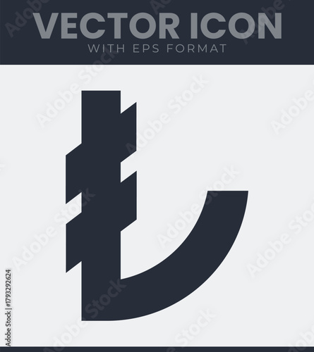 Turkish lira currency symbol, financial transaction concept