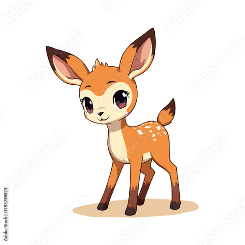 Cute Baby Antelope Clipart 06