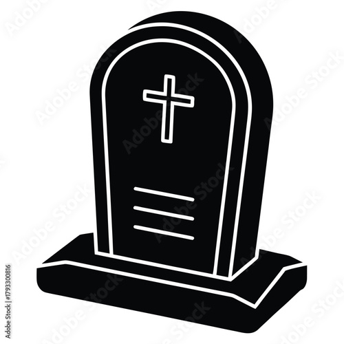 grave vector icon