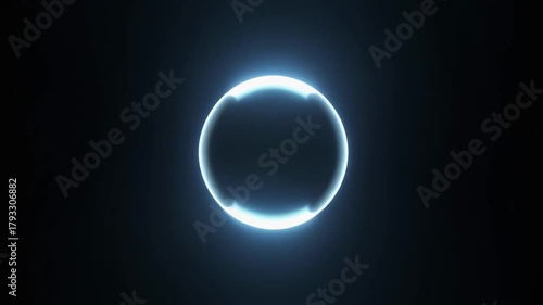 Minimal Light Orbit – elegant glowing orb animation	