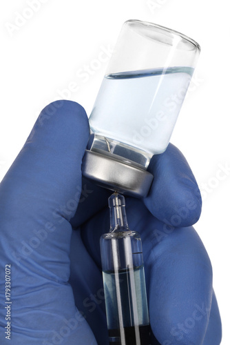 Syringe out medication technique from the ampule