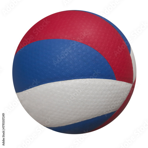 A professional mikasa volleyball isolated on white background