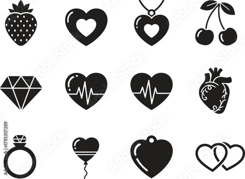 Abstract geometric composition with bold color accents and typographic elements