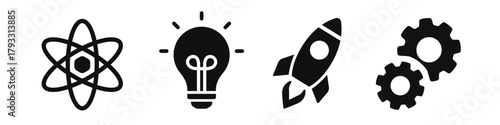 Innovation icon. Start up icon