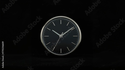 Wallpaper Mural Clock showing time, Torontodigital.ca