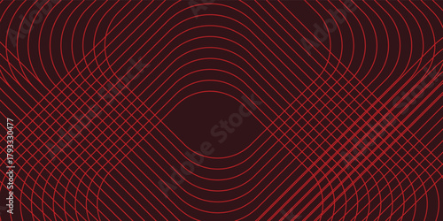Abstract dark red background. Geometric rectangular lines background.